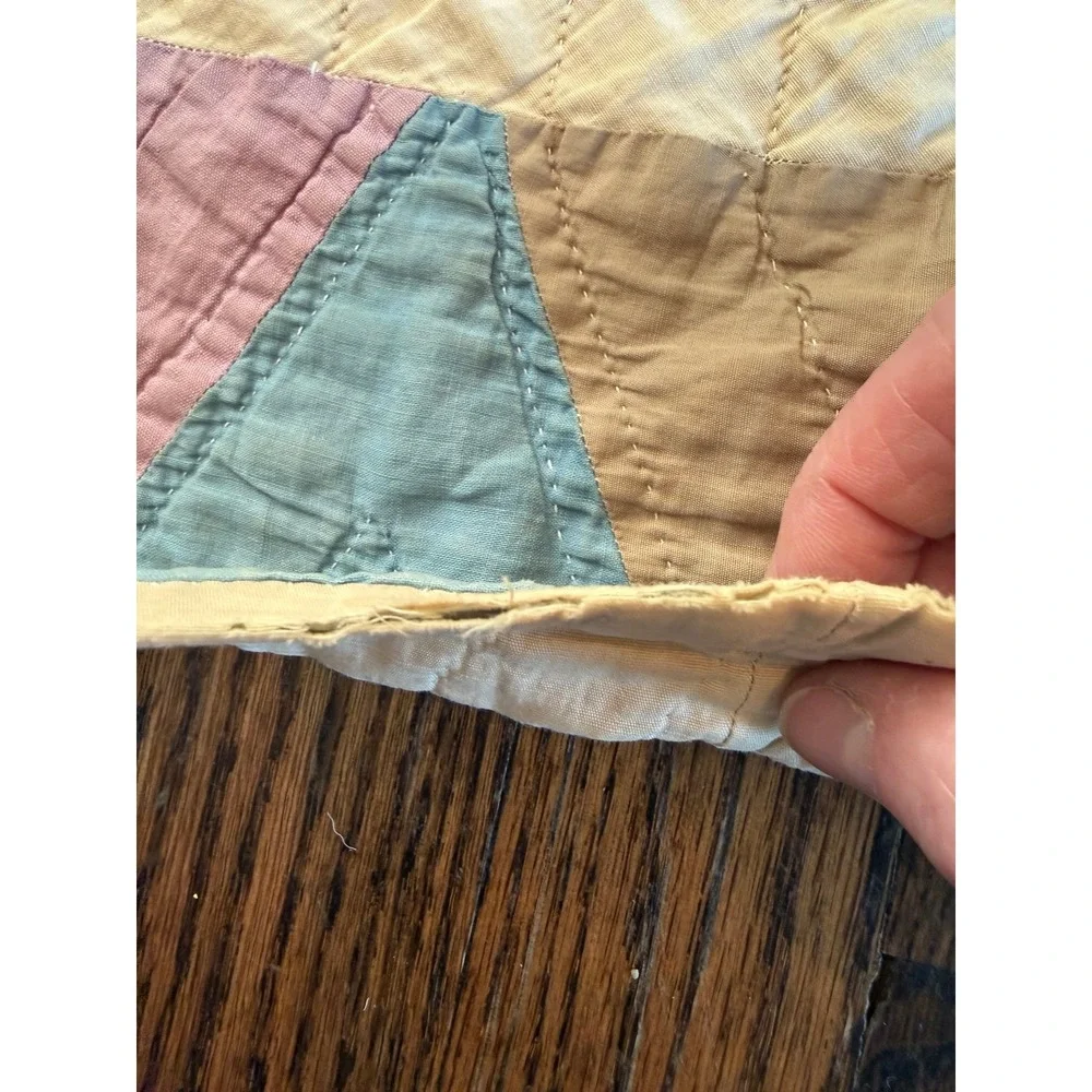 Vintage 8 point lone star quilt